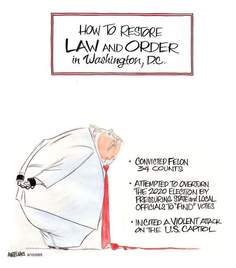 Lock Him Up, by Ann Telnaes