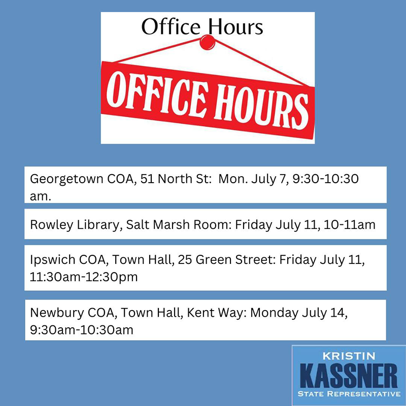 Kristin Kassner Offic Hours