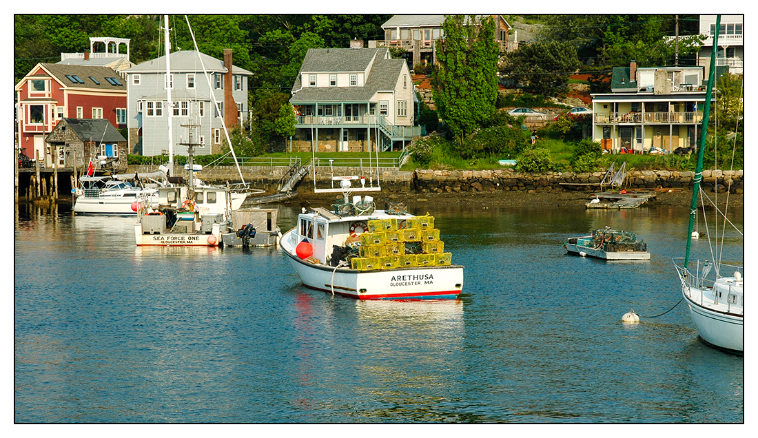 boats at anchor